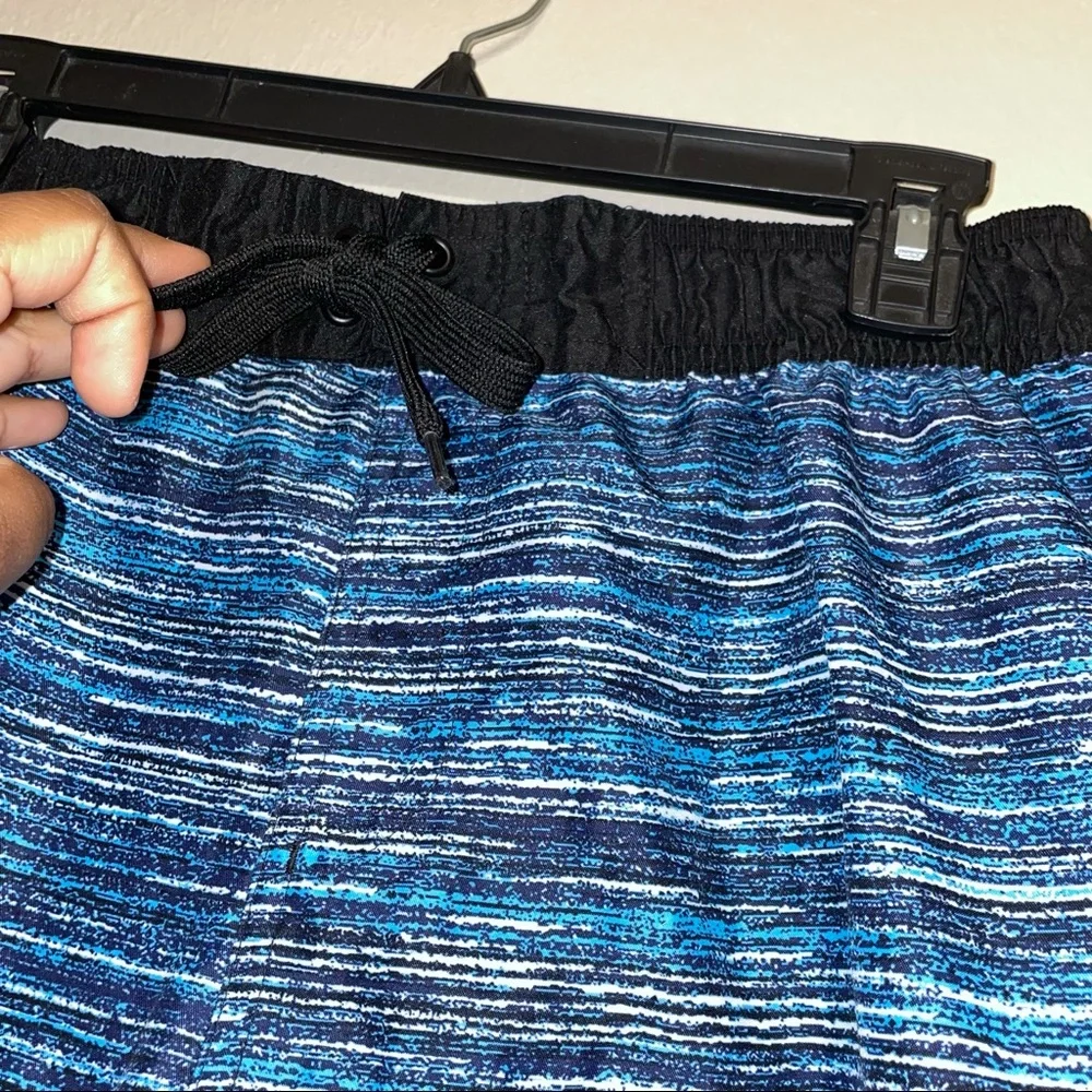 Adidas Mens Blue and Black Swim Short size M‎
